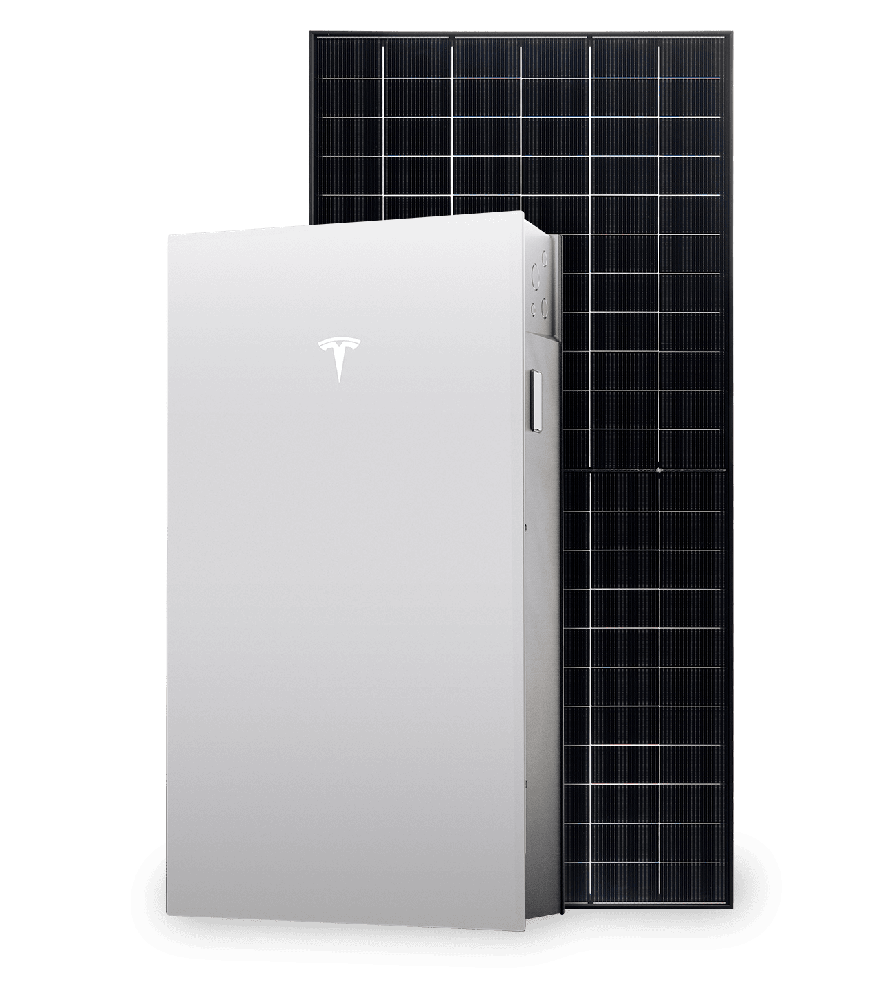 Tesla Powerwall 3 battery with solar panel for home energy backup